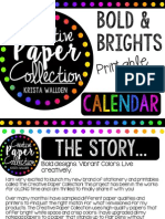 Bold & Brights: Printable