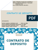 Contrato de Deposito