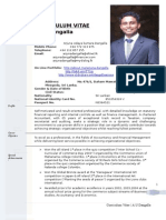 Curriculum Vitae A.U. Dangalla: Profile