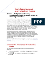 3 Kirkpatrick Evaluation Model Paper