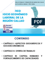 Diagnóstico Socio Económico Laboral de A Región Callao