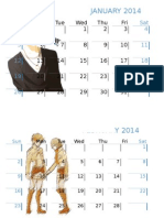 Calendar 2014