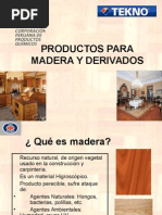 Acabados para Madera Agosto 2008