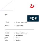 Estadística Inferencial