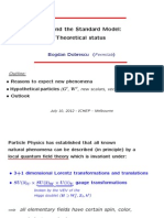 BSM Theoretical Status (2012) - Dobrescu