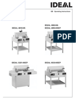 IDEAL 4850-95 IDEAL 4850-95EP IDEAL 4810-95: GB Operating Instructions Guillotines