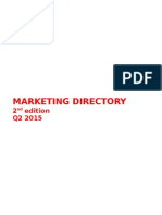 Marketing Directory: 2 Edition Q2 2015