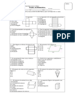 Prueba de Geometria 4°