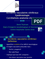 AVC Et CORRELATIONS ANATOMO-CLINIQUES