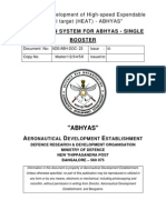 "Abhyas": Propulsion System For Abhyas - Single Booster