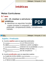 Funções Sintáticas