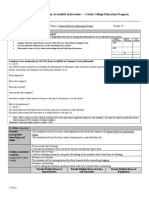 Lesson Planning Form For Accessible Instruction - Calvin College Education Program