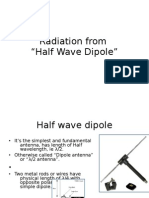 Radiation From "Half Wave Dipole"