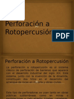 Perforación A Rotopercusión Con Martillo en Cabeza111