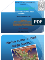 Mexico Como Un Pais Mega Diverso.