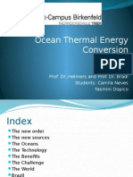 Ocean Thermal Energy Conversion