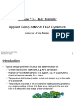 Lecture 13 - Heat Transfer Applied Computational Fluid Dynamics