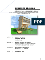 Expediente Tecnico Mirador Rústico para Aves Carata Mocco