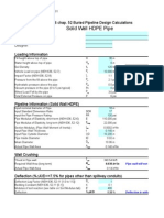 Hdpe Upheval Buckiling Claculation