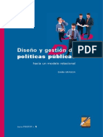 01 Diseo y Gestion Politicas Publicas PDF