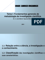 Fundamentos de Metodologia Da Investigação