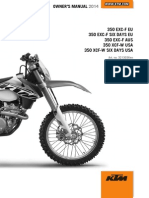 2014 KTM 350 EXC-F Manual