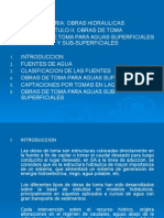 Obras de Toma para Agua