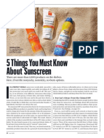 5 Things You Must Know About Sunscreen