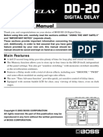Boss Giga Delay Dd-20 Manual