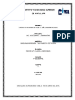 Ensayo Rendimiento de La Maquinaria Pesada Rc.