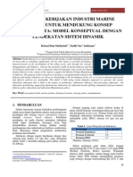 Strategi Kebijakan Industri Marine Politan Untuk Mendukung Konsep Mamminasata: Model Konseptual Dengan Pendekatan Sistem Dinamik