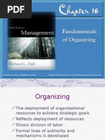 Daft 6 Ed Fundamentals of Organizing