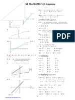 Cambridge Algebra Answers