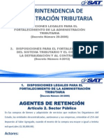 Agentes de Retención Sector Público