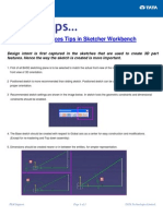 CATIA Tips : Best Practices Tips in Sketcher Workbench