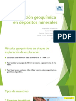 Prospección Geoquimica en Depósitos Minerales