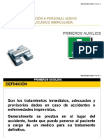 Inducción Primeros Auxilios