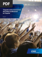 Impacto Socio Economico Del Futbol Profesional en España (KPMG, 2015)