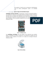 Clasificación de Las Centrifugas