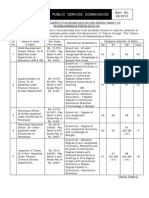 Tripura Public Service Commission: Combined Competitive Examination For Recruitment To Miscellaneous Posts-2015-16