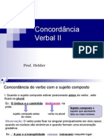 Concordância Verbal 