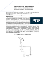 Encapsulamiento Concurrente de La Pirita en Presas de Relaves