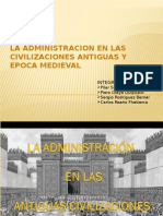 Administracion en Civilizaciones Antiguas y Epm