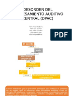 Desorden Del Procesamiento Auditivo Central (Dpac)