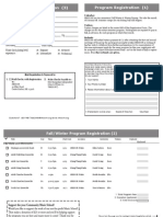 Fall Program Registration