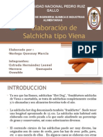 Elaboración de Salchicha Tipo Viena