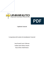 La Importancia Del Contrato de Arrendamiento