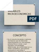 Variables Microeconomicas