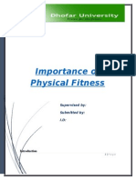 Importance of Physical Fitness