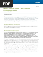 Gartner Magic Quadrant Customer Engagement Center 2013